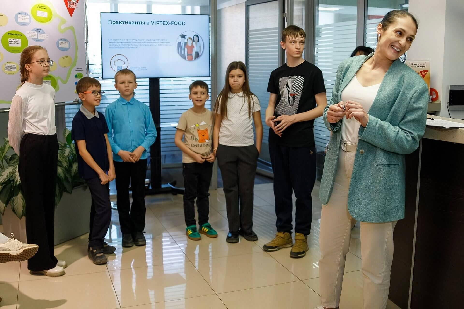 На работу к папе и маме. Экскурсии для детей VIRTEX-FOOD. Апрель 2026